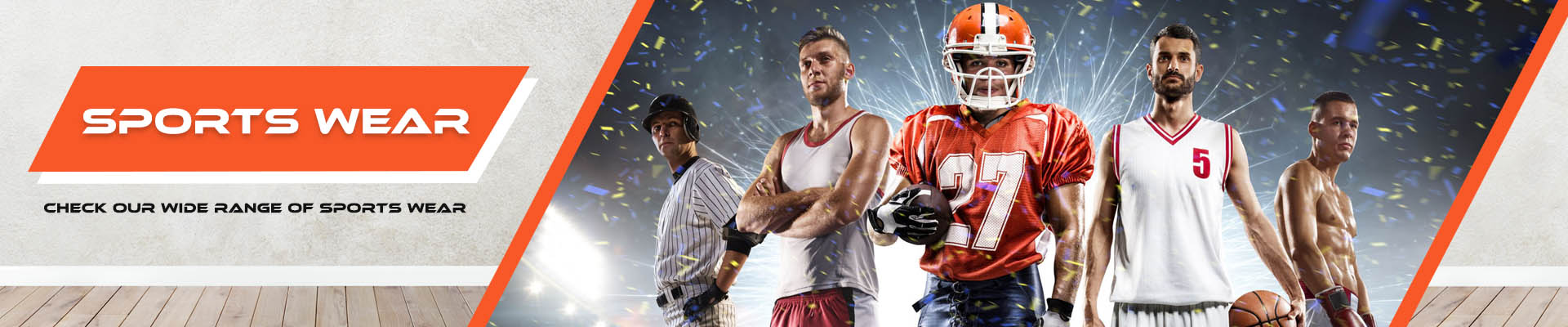 SPORTS WEAR BANNER